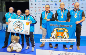 AS Déols Médaille d'argent pistolet 10m /  Equipes