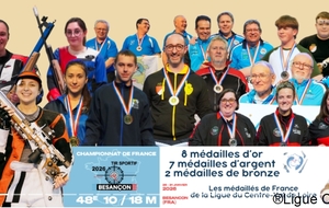 Les Médaillés de France de la Ligue Centre Val de Loire