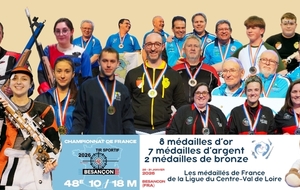 Les Médaillés de France de la Ligue Centre Val de Loire