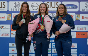 Skeet olympique – Dames. Lucie  ANASTASSIOU médaille de Bronze