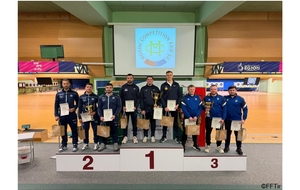 Equipes Seniors – Match 2
FRANCE 2 – BESSAGUET, QUIQUAMPOIX, CHESNEL
ITALIE 1 – MAZZETTI, SPINELLA, MASTROVALERIO
UKRAINE – PASTERNAK, HORODYNETS, KUSHNIROV