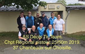37 Chanceaux - Chpt Régional pistolet 25/50 mètres.