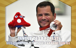 TANGUY DE LA FOREST Médaille d'Argent Carabine 10m