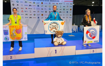 Lucie est Championne de France en Arbalète Match