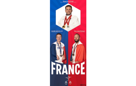 Visuels des médaillés – Paris 2024