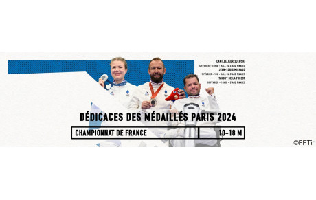 Dédicaces des Médaillés Paris 2024 au CNTS