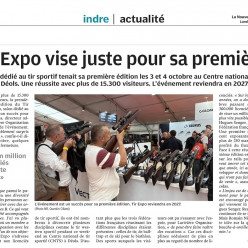 Tir Expo, article de la Nouvelle République