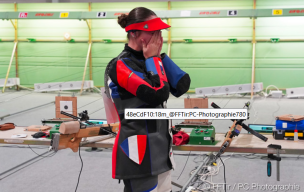 Lucie Championne de France Arbalète Match